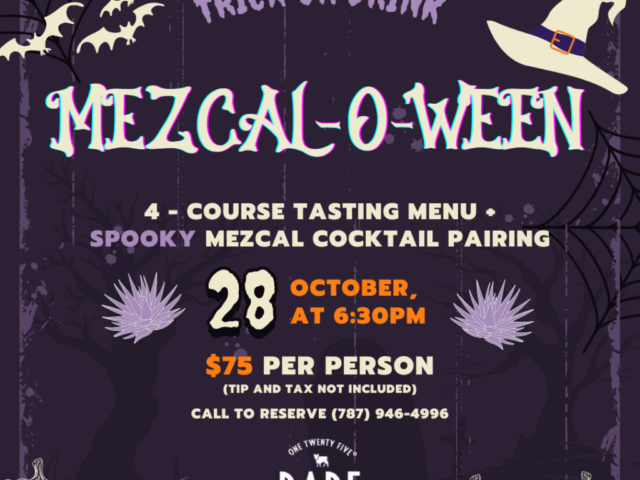 Rare 125 Mezcal-o-Ween Tasting event